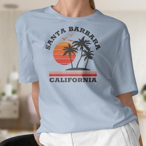 Santa Barbara Shirt, Santa Barbara California Shirt, Santa Barbara Holiday Tee, California Vacation Shirt image 8