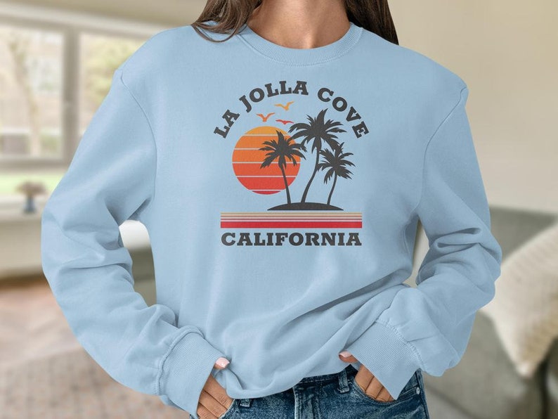 La Jolla Cove Sweatshirt, La Jolla Cove California Sweater, La Jolla Cove Holiday Tee