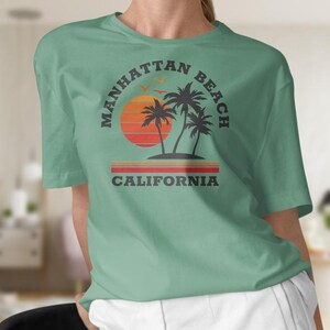 Manhattan Beach Shirt, Manhattan Beach California Shirt, Manhattan Beach Holiday Tee, California Vacation Shirt image 7