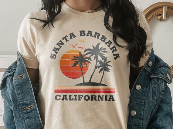 Santa Barbara Shirt, Santa Barbara California Shirt, Santa Barbara Holiday Tee, California Vacation Shirt