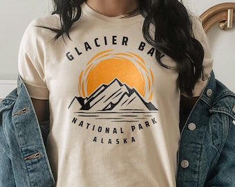 Glacier Bay National Park Shirt, Alaska T-Shirt, Adventure Shirt, National Park Shirt, Wanderlust Shirt, Alaska Souvenir