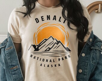 Denali National Park Shirt, Alaska T-Shirt, Adventure Shirt, National Park Shirt, Wanderlust Shirt, Alaska Souvenir