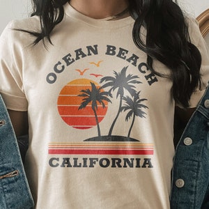 Ocean Beach Shirt, Ocean Beach California Shirt, Ocean Beach Holiday Tee, California Vacation Shirt image 1