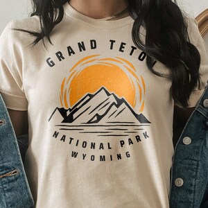 Grand Teton National Park Shirt, Wyoming T-Shirt, Adventure Shirt, National Park Shirt, Wanderlust Shirt, Wyoming Souvenir