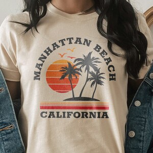 Manhattan Beach Shirt, Manhattan Beach California Shirt, Manhattan Beach Holiday Tee, California Vacation Shirt image 1