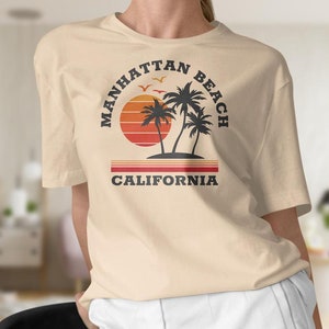 Manhattan Beach Shirt, Manhattan Beach California Shirt, Manhattan Beach Holiday Tee, California Vacation Shirt image 5