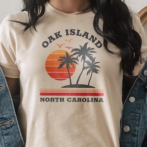 Oak Island North Carolina Shirt, Oak Island Shirt, Oak Island Sweatshirt, Oak Island Hoodie, Vacation Shirt, Beach Souvenir