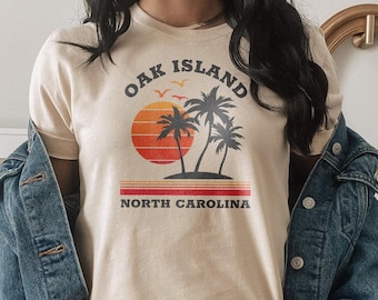 Oak Island North Carolina Shirt, Oak Island Shirt, Oak Island Sweatshirt, Oak Island Hoodie, Vacation Shirt, Beach Souvenir