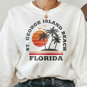 St George Island Beach Sweatshirt, St George Island Beach Florida Sweater, St George Island Beach Holiday Tee, Florida Vacation Sweatshirt