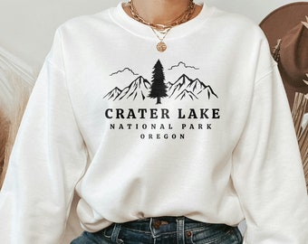 Crater Lake National Park Sweatshirt, Oregon Sweater, Adventure Shirt, National Park Sweatshirt, Oregon Souvenirs