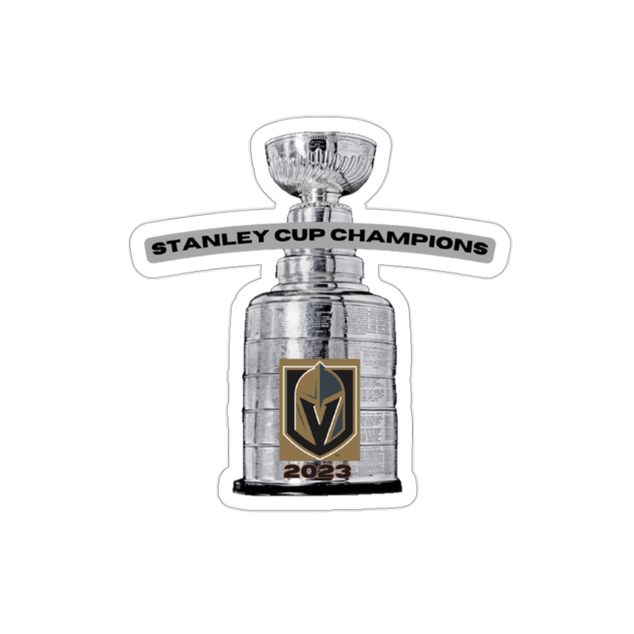  Las Vegas Golden Knights 2023 Stanley Cup Champions Team NHL  National Hockey League Sticker Vinyl Decal Laptop Water Bottle Car  Scrapbook (2023 Stanley Cup Champions - Type 2) : Sports & Outdoors
