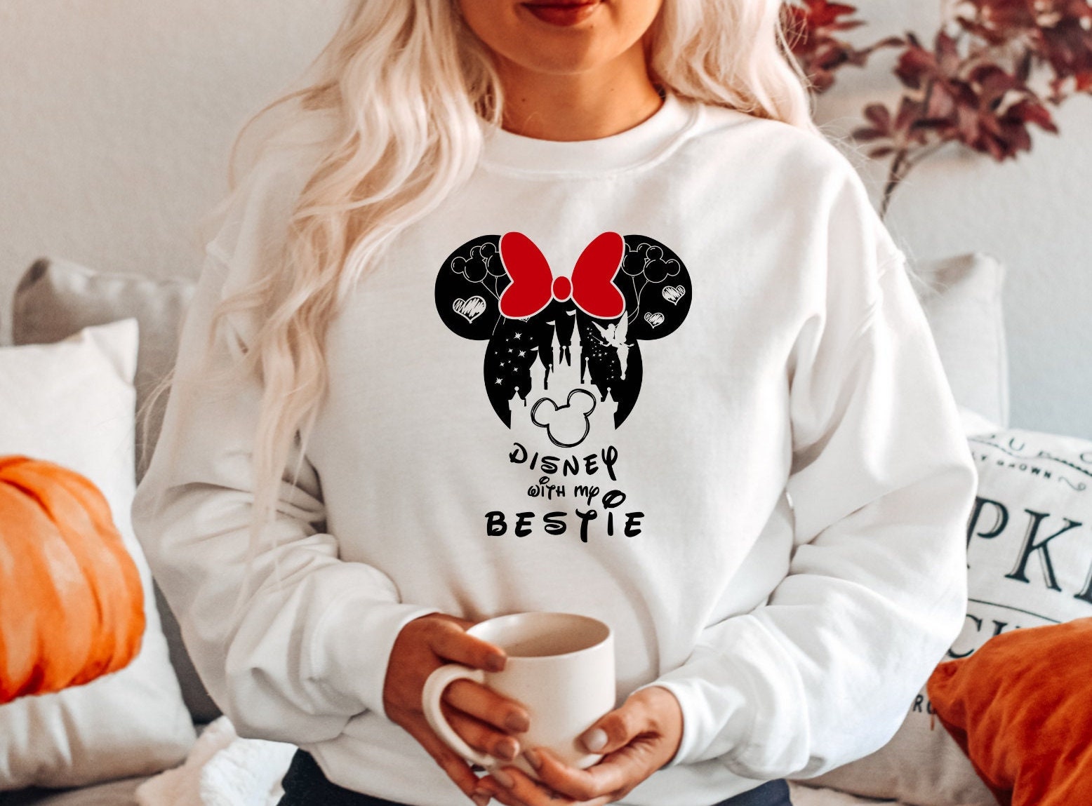 2023 Disney With My Bestie Sweat Disney Girl Trip Sweatshirt sold by John Anderson SKU 39629247 55 OFF Printerval