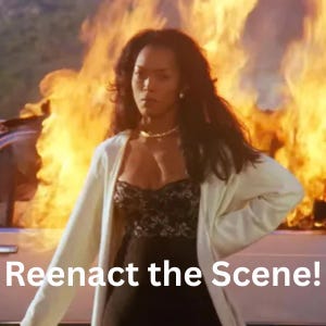 Waiting to Exhale Poster Board – 90s Movie Party Decor I Digital Download, Angela Bassett Art image 2