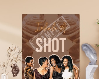 Waiting to Exhale Poster Board  – 90s Movie Party Decor I  Digital Download, Angela Bassett Art