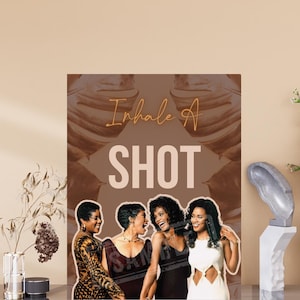 Waiting to Exhale Poster Board  – 90s Movie Party Decor I  Digital Download, Angela Bassett Art