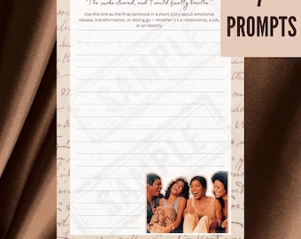 Waiting to Exhale Writing Prompts | Sisterhood & Healing (PDF Download)