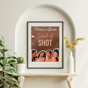 Warten auf Exhale Poster Board I 90er Jahre Film Party Dekoration I Digital Download, Angela Bassett Art