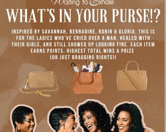 Waiting to Exhale Party Game – 90s Girls Night, Black Women (PDF)