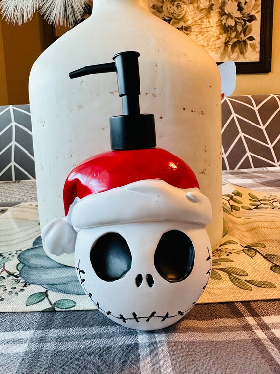 Jack Skellington Santa Soap Dispenser Etsy