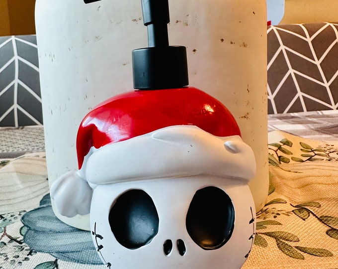 Jack Skellington Santa Soap Dispenser Etsy