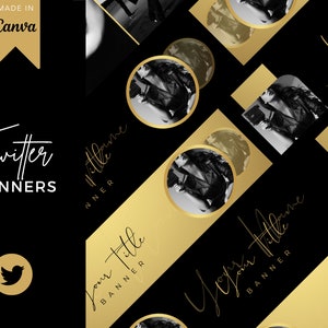 7 Twitter Banner Templates, Twitter Header, Twitter Template, Personal Branding, Business Branding, Twitter Background, Twitter Profile