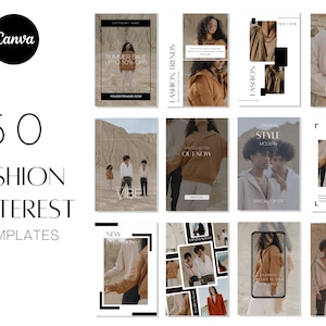 50 Pinterest Templates Canva, Pinterest Pin Templates, Pinterest Cover Template, Blogger Templates, Pinterest Marketing,Pin Template,Blogger