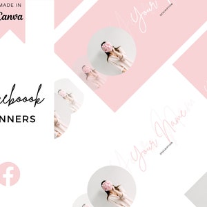 7 Facebook Cover Templates, DIY facebook banner, Facebook banner, Facebook Template, FB Banner, Personal Branding, Facebook Branding