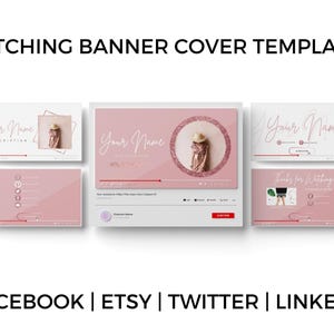 Entrepreneur Marketing Bundle Canva Branding Template Social Media Kit Professional Graphics Collection Rosegold Business Design Package Youtube Banner Email Signature Pinterest Linkedin Profile Templates Digital Content Planner