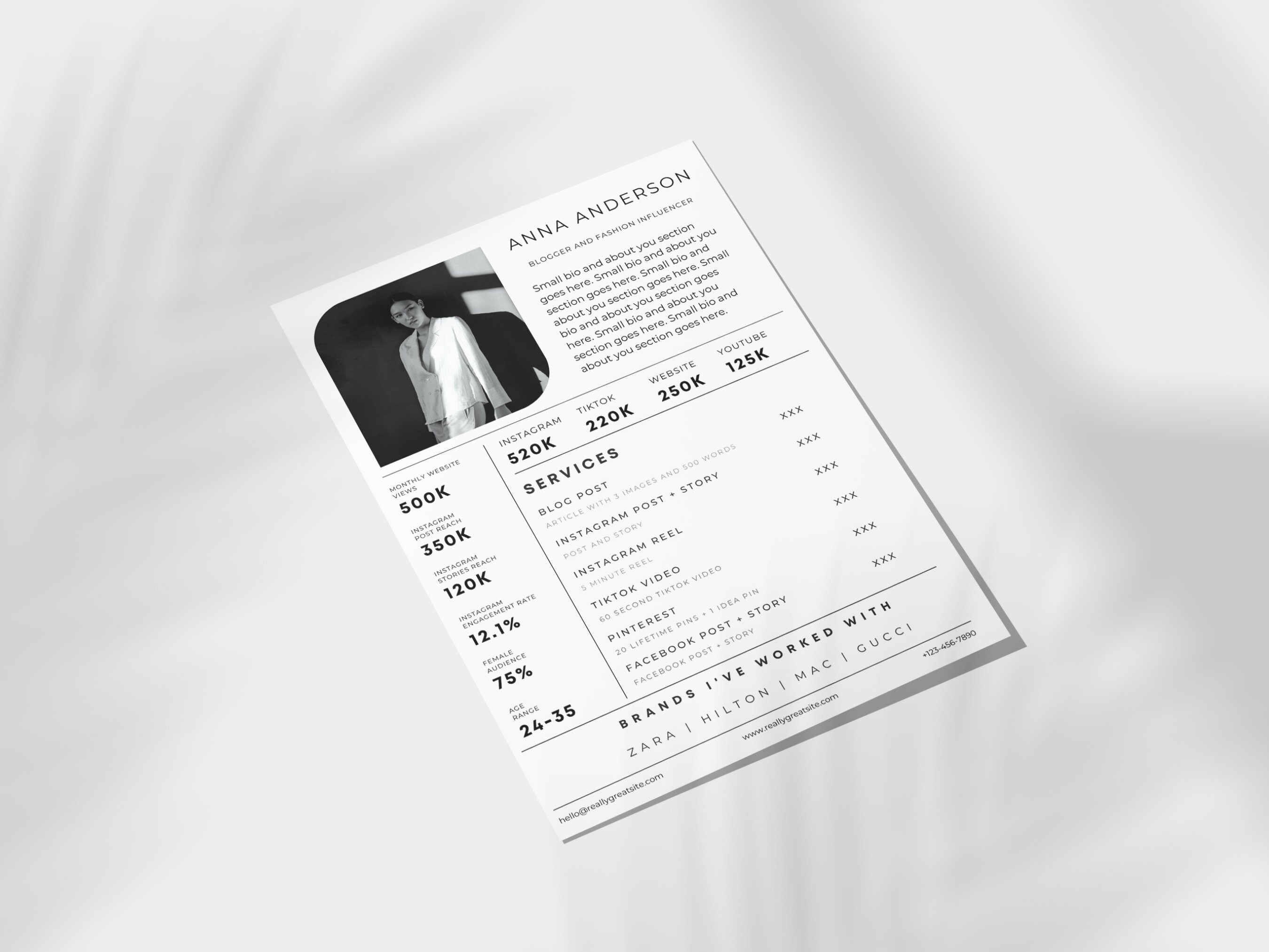 Million Follower Influencer: Media Kit & Pricing Breakdown - tyg070x