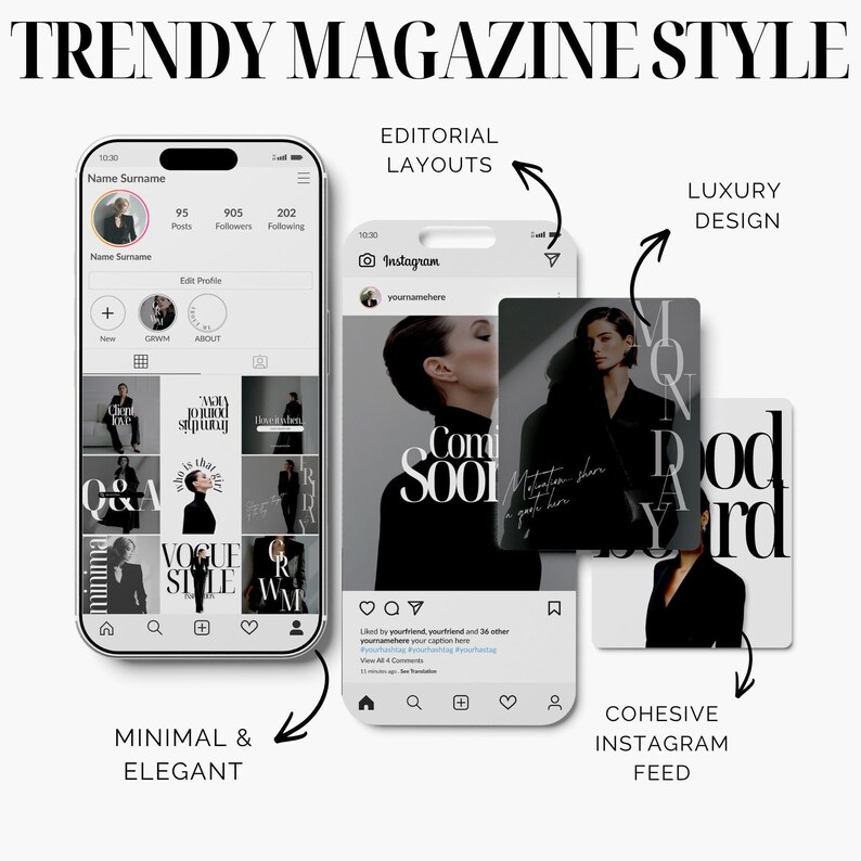 Marketing Content Creator Resource Digital Entrepreneur Tool Instagram Template Canva Social Media Kit Coaching Manager You Aesthetic Brand Visual Design Trendy Post Layout Bundle Professional Business Identity Modern Collection Editable