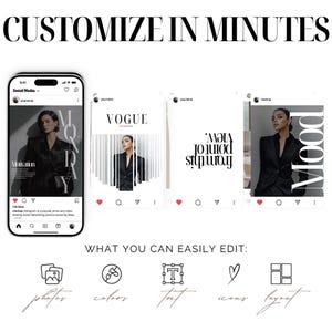 Marketing Content Creator Resource Digital Entrepreneur Tool Instagram Template Canva Social Media Kit Coaching Manager You Aesthetic Brand Visual Design Trendy Post Layout Bundle Professional Business Identity Modern Collection Editable