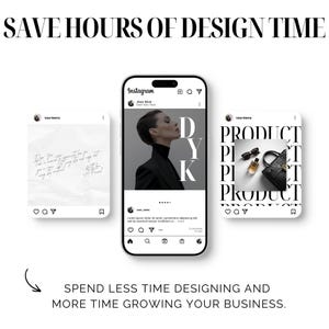 Instagram-Vorlage, Canva-Social-Media-Kit, Coaching-Manager, Ästhetik-Marketing, Content-Erstellungsressource, Werkzeug für digitale Unternehmer Bild 18