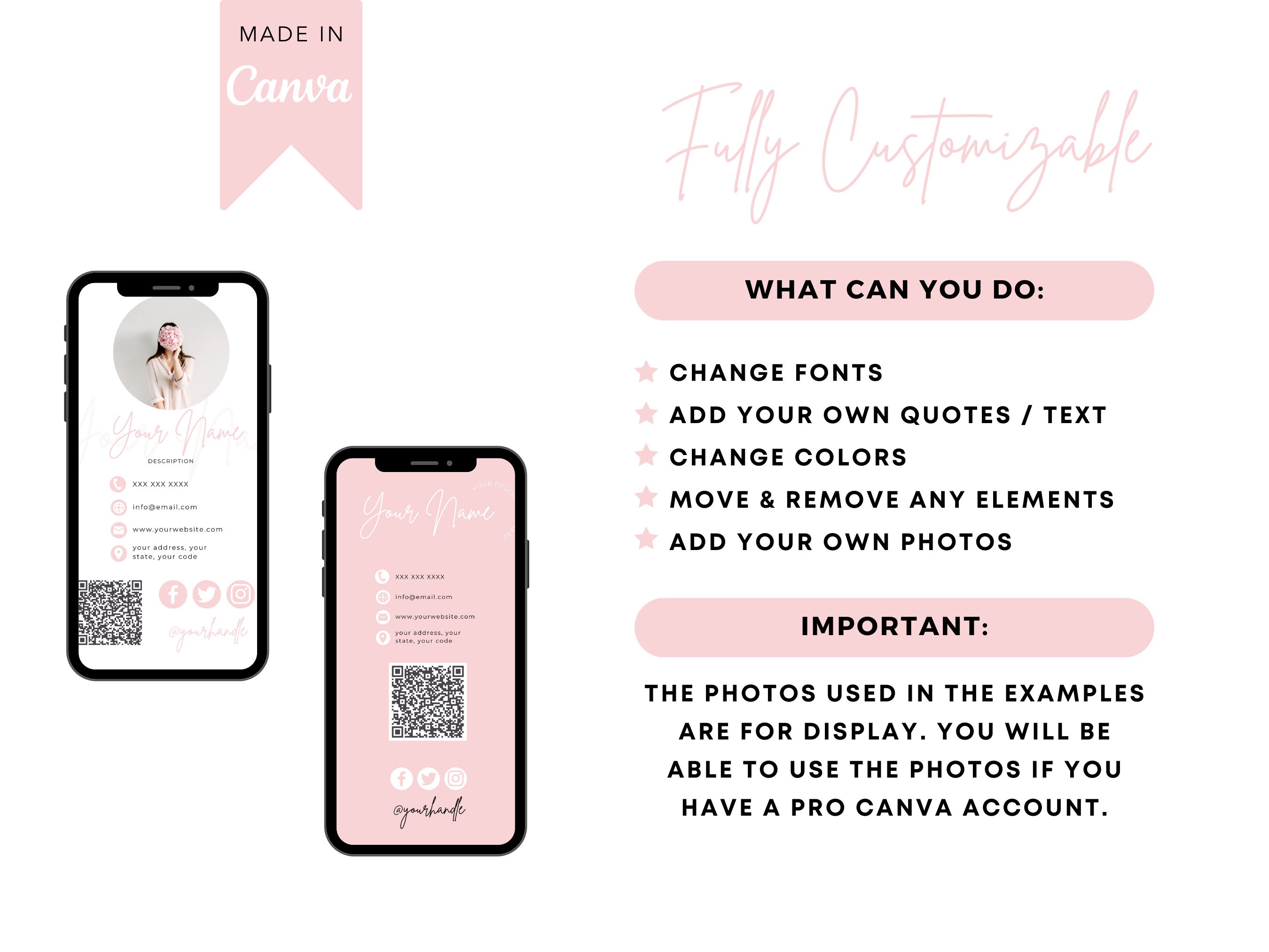 Branding Kit Pinterest Template Address Label Letterhead - Etsy