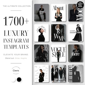 Instagram Template Canva Social Media Kit Coaching Manager You Aesthetic Marketing Content Creator Resource Digital Entrepreneur Tool Business Brand Visual Design Trendy Post Layout Bundle Professional Identity Modern Collection Editable