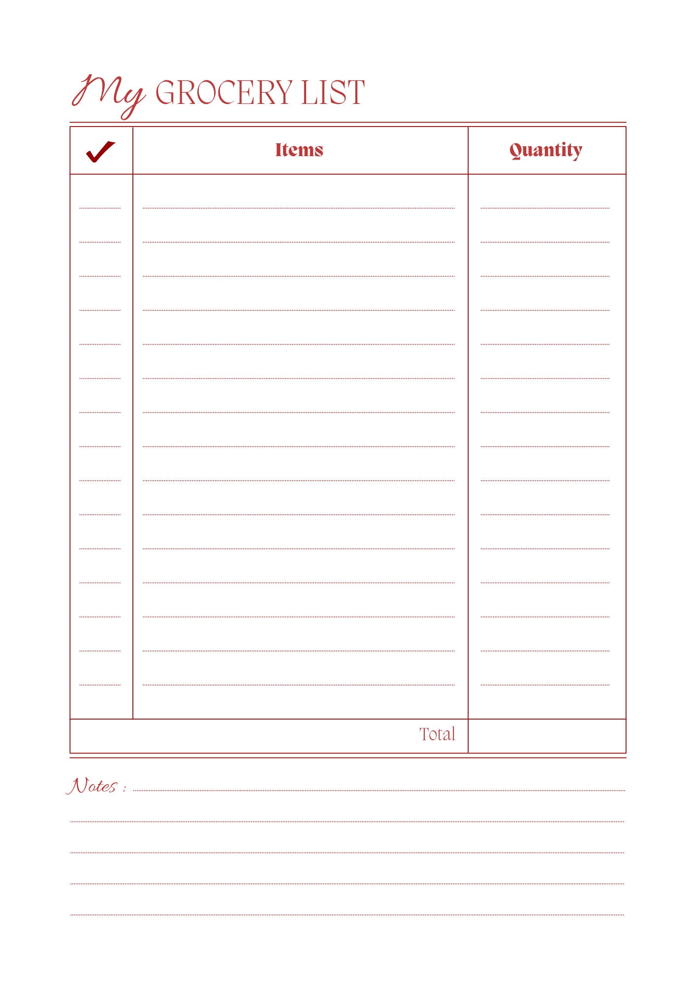 Digital Download Printable Grocery List Budget Shopping Etsy New Zealand