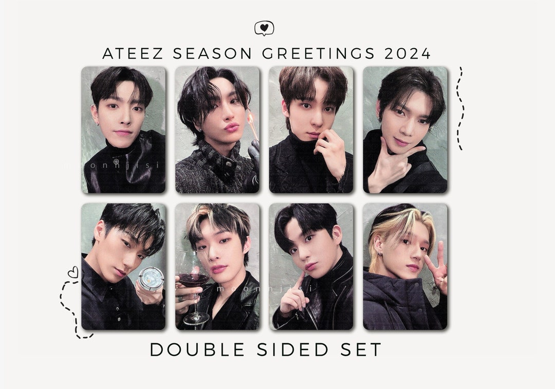K-POP+アジア ATEEZ - ATEEZ SEASON&#39;S GREETING 2022 photo set ATEEZ 2022 SEASON'S GREETINGS OFFICIAL Limited Version