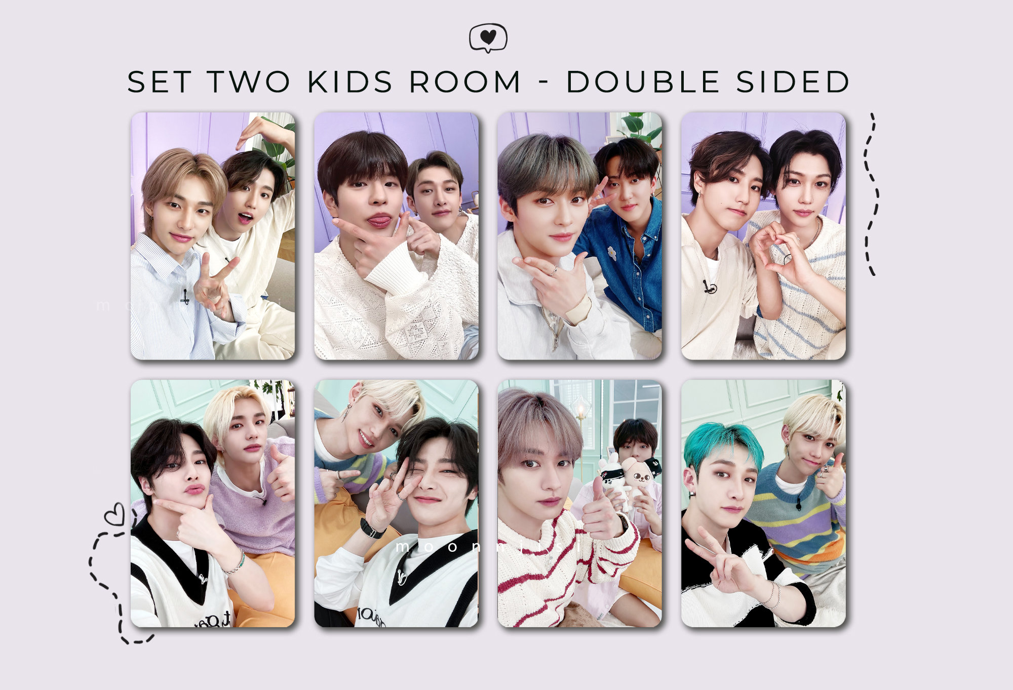 セット Stray Kids Two Kids Room フォトカード / kpop