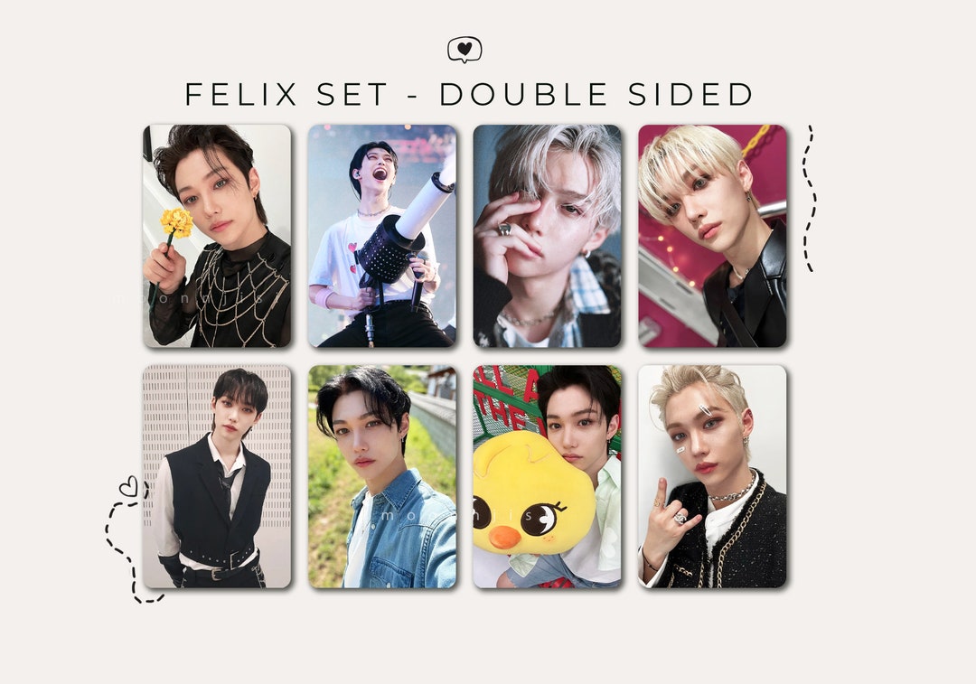 SET 8 Felix Stray Kids Photocard | Set Photocards | Stay, Kpop