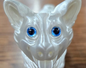 Adorable corgi est un chien articulé amusant avec une tête articulée TDAH, jouet de bureau sensoriel agité avec des yeux réalistes (petites pièces)