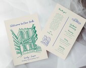 NYC Wedding Welcome Bag Note: Itinerary & Letter (Instant Download)