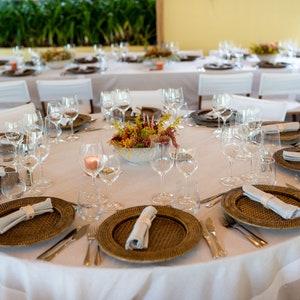 Bodas y servilleteros decorativos de cuero personalizados (20 piezas por unidad)