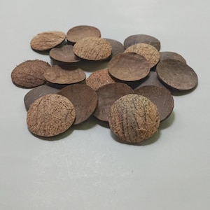 2″ Diameter Coconut shell chips for make craft items|NaturalCococnut Shell|Coconut Shell Products|Organic Coconut Chips|Craft Accessories