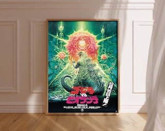 Godzilla Vs. Biollante 1989 Vintage Original Japanese Chirashi