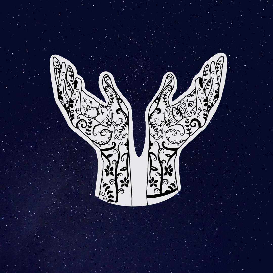 Feyre Hands Sticker ACOTAR Sticker Tattoo Sticker Feyre Etsy