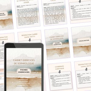 Sophrology exercise sheets: 19 pages of relaxation and visualization (PDF, French)