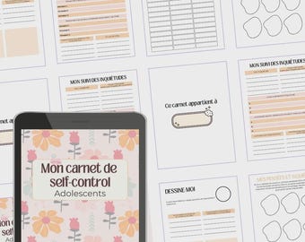 Teenage Emotions Journal: 30 pages on managing emotions and self-esteem (PDF, French)