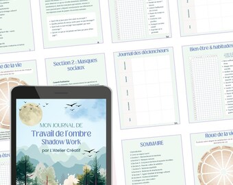 Shadow Work Journal: 45 pages of guided introspection (PDF, French)