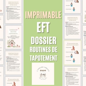 Ebook de EFT: Hojas de tapping para liberar bloqueos emocionales - Tapping, EMDR, bienestar, diario digital, libro de ejercicios imprimible
