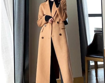 Korean Long Coat For Women 2026.Korean Long Coat - Etsy