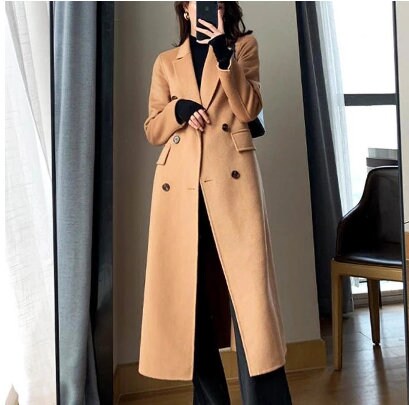 Korean Wool Coat - Etsy Australia